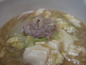 白菜と豆腐のうま煮