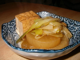 大根と厚揚げの煮物