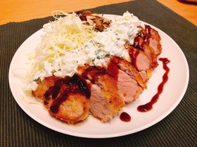 激旨ヒレ肉のトンカツ!タルタルソース添え