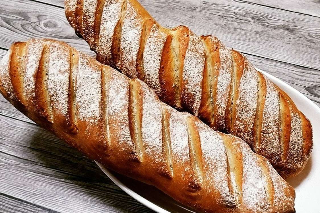 Hbで超簡単 フランスパン バゲット レシピ 作り方 By メルヴィータ クックパッド 簡単おいしいみんなのレシピが379万品