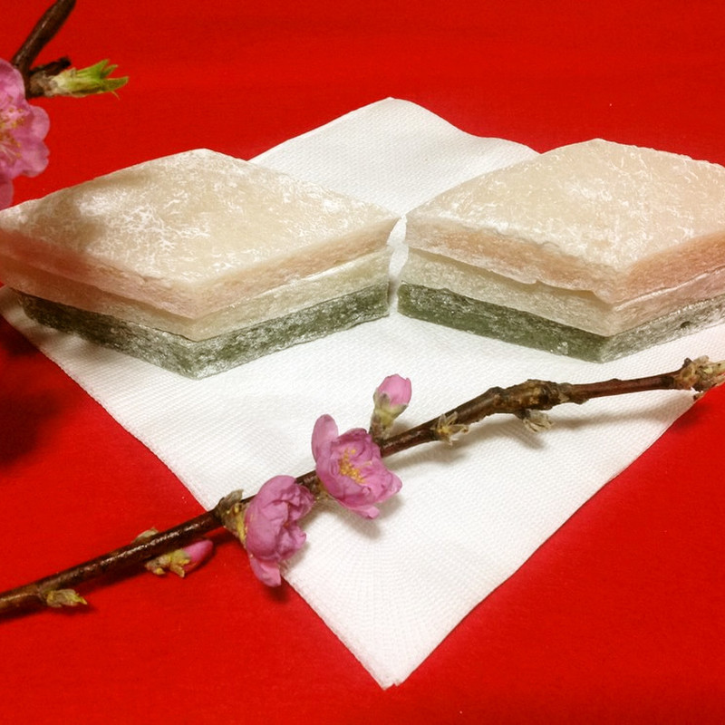 228円 国内即発送 餅米100 手作り 無添加 ひし餅 菱餅 大