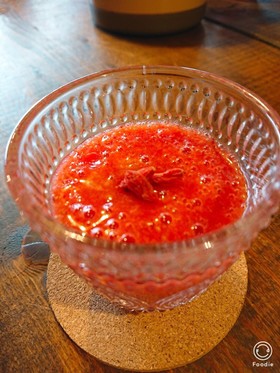 薬膳 いちごとクコの実ジュース