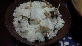 塩麴で炊き込みご飯