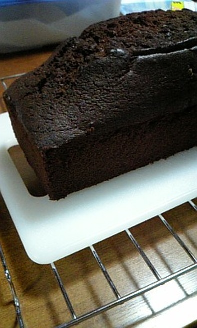ココアチョコのパウンドケーキの写真