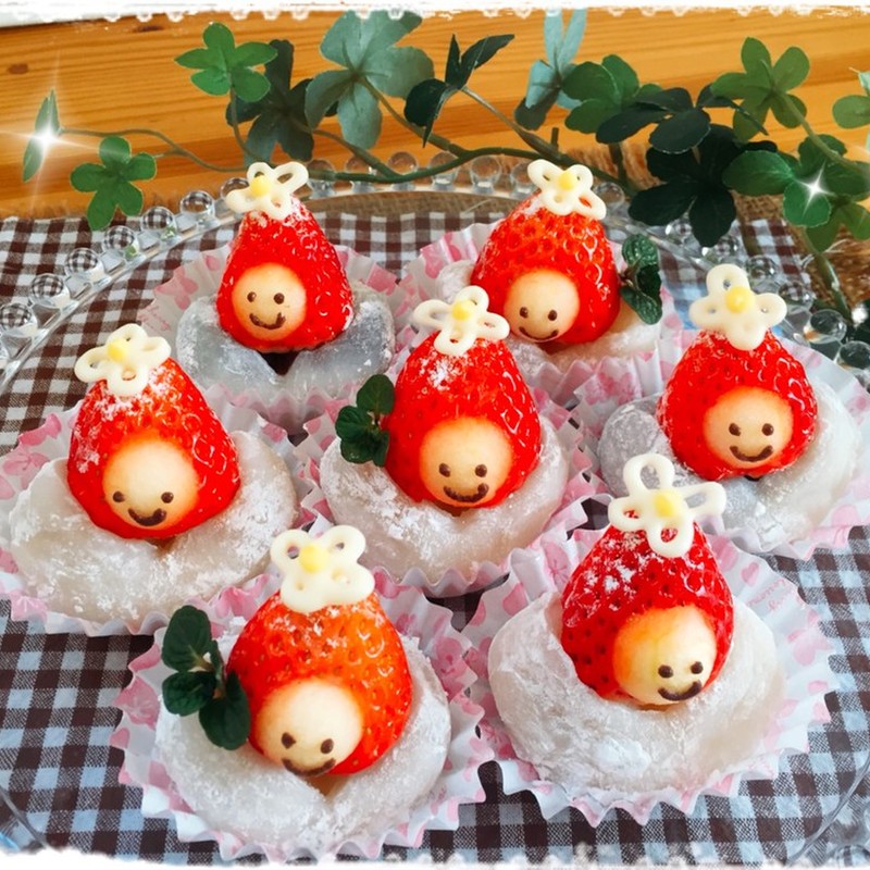 みんなが作ってる いちご大福 かわいいのレシピ クックパッド 簡単おいしいみんなのレシピが349万品