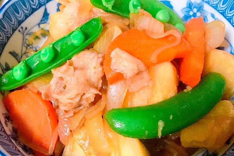 肉なしでも美味しい油麩の肉じゃが レシピ 作り方 By リスうなぎ クックパッド 簡単おいしいみんなのレシピが357万品