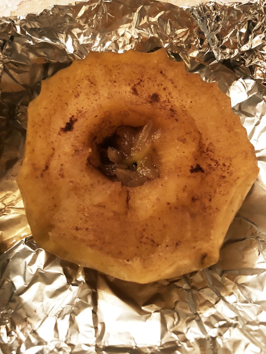 ホイル包みの焼きリンゴの画像