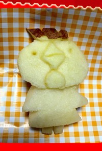 りんごニワトリちゃん(飾り切り)