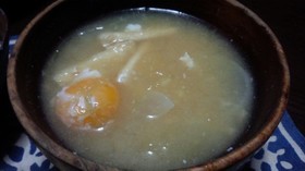 塩麴入りのお味噌汁