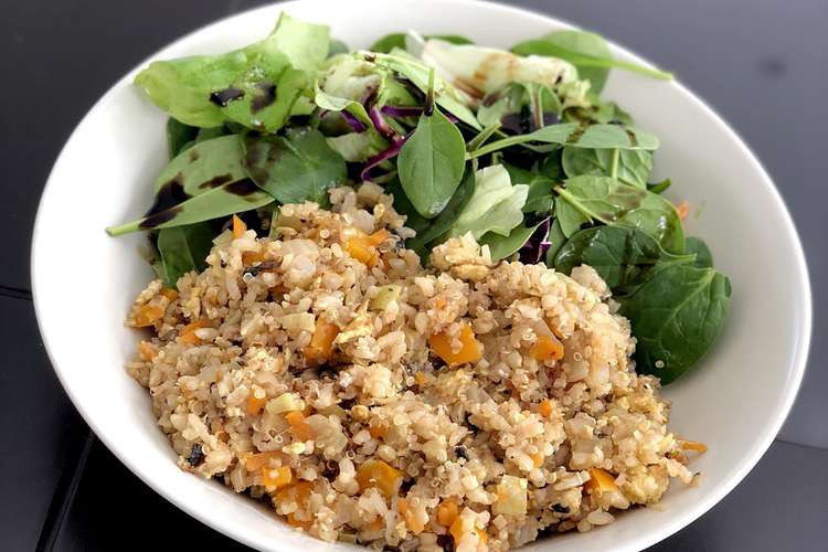 野菜たっぷりキヌアチャーハン レシピ 作り方 By ろっくふぃーるど クックパッド 簡単おいしいみんなのレシピが350万品