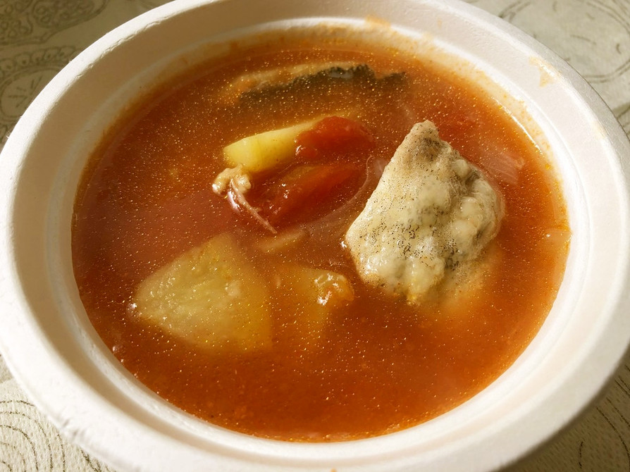 鱈の昆布出汁トマトスープの画像