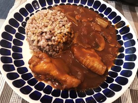 カレールーで★濃厚チキントマトカレー
