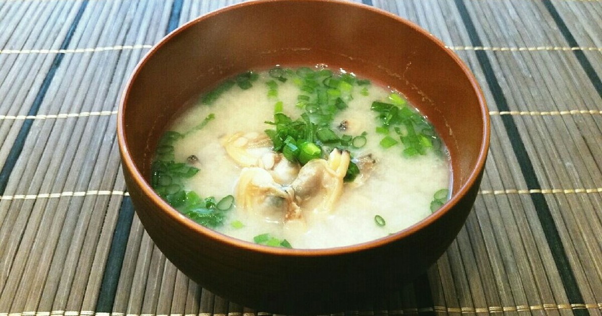 簡単 冷凍むきあさりどっさり味噌汁 レシピ 作り方 By あーこ姐 クックパッド