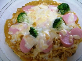サッポロ一番☆焼きカレーうどん