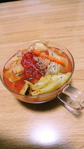 身体に優しい✨お野菜を食べるスープ✨
