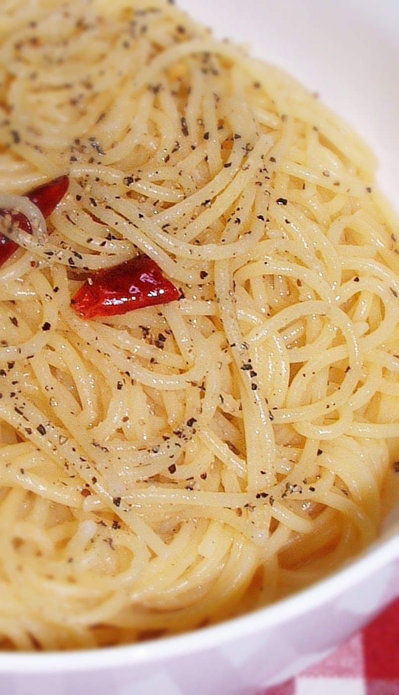 美味ペペロンチーノ簡単和風☆醤油＆味の素の画像