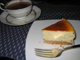 リッツでベークドチーズケーキ