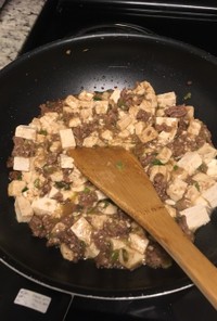 お味噌で作る麻婆豆腐