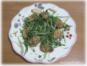 ミツカンまろやかトマト酢のチキンサラダ