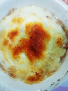 白菜とベーコングラタン