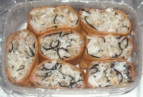 ひじき&桜海老&とろろ昆布&ゴマ入り稲荷