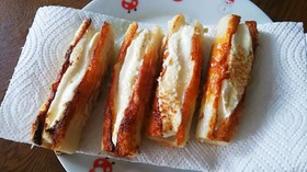 ちくわのクリームチーズ磯辺揚げ