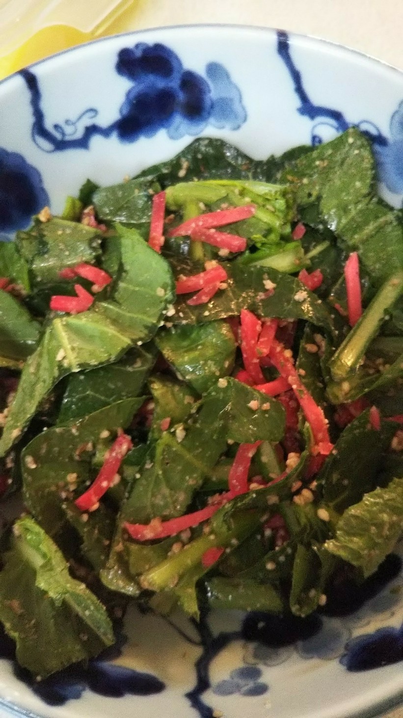 生小松菜サラダ（血管ダイエット1207）の画像