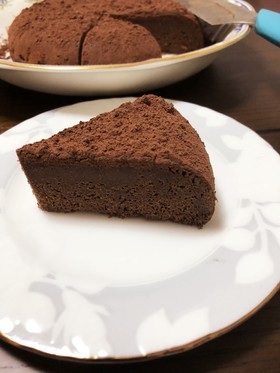 簡単デザート!炊飯器でガトーショコラ風♡