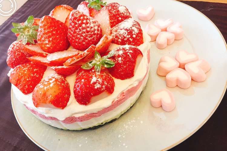 簡単 ひな祭り三色ムースケーキ レシピ 作り方 By Hanayan クックパッド