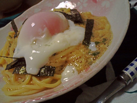 ✿長いもとたらこのヘルシーパスタ✿