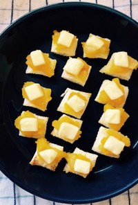 離乳食後期＊カボチャのチーズトースト