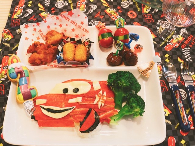 簡単 カーズ バースデープレート レシピ 作り方 By R S A クックパッド