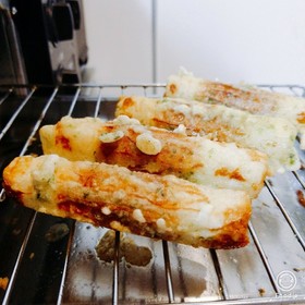 牛乳衣で♪簡単ちくわの磯辺揚げ♡