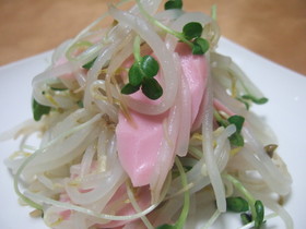 もやし☆さっぱりリンゴ酢サラダ