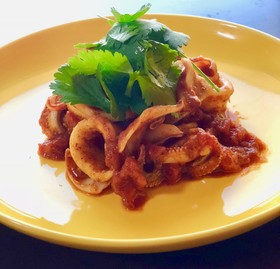 簡単・ヤリイカのアメリカンスパイス焼き