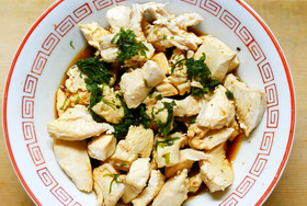 作り置き✤鶏むね肉に 大葉の和風タレ❀