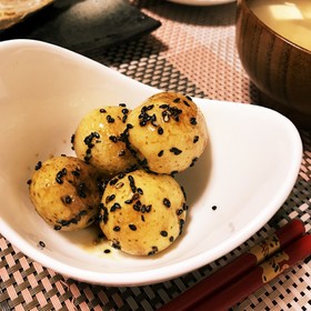 レンジで簡単♪新じゃがの甘辛煮♡