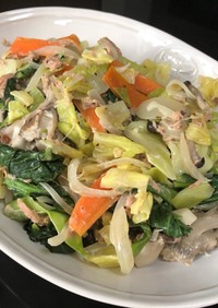 簡単☆マヨポンツナの温野菜サラダ