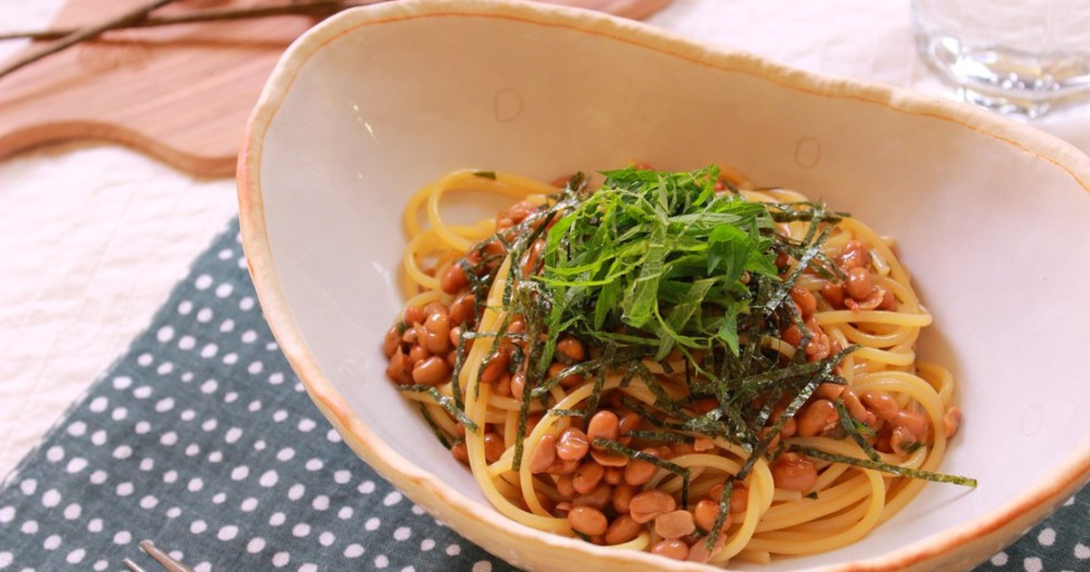 超簡単 大葉と納豆のバター醤油パスタ レシピ 作り方 By Ryogo クックパッド 簡単おいしいみんなのレシピが352万品