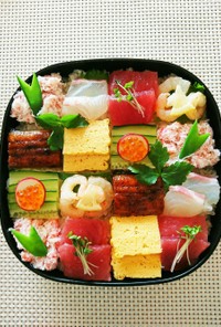 雛祭りやお祝いに。モザイク寿司❤