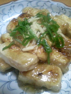 豆腐のとろみ生姜焼き