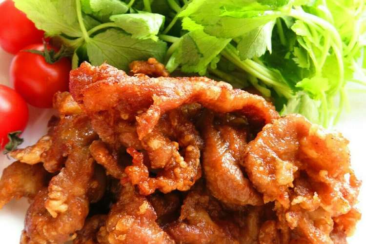 節約レシピ 簡単おかず 豚肉の唐揚げ レシピ 作り方 By Hirokoh クックパッド