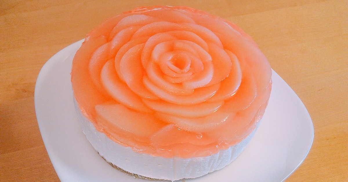 桃のヨーグルトムースケーキ レシピ 作り方 By ぴりっと クックパッド