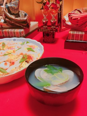 ひな祭り ハマグリのお吸い物