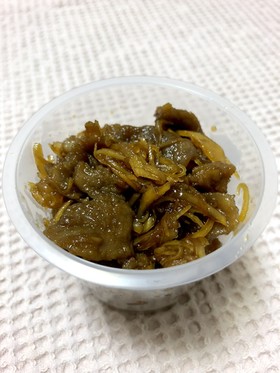 冷凍猪肉でご飯に合うしぐれ煮!