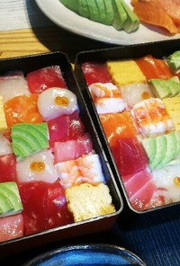 ひな祭り☆華やかモザイク寿司