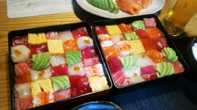 ひな祭り☆華やかモザイク寿司の写真