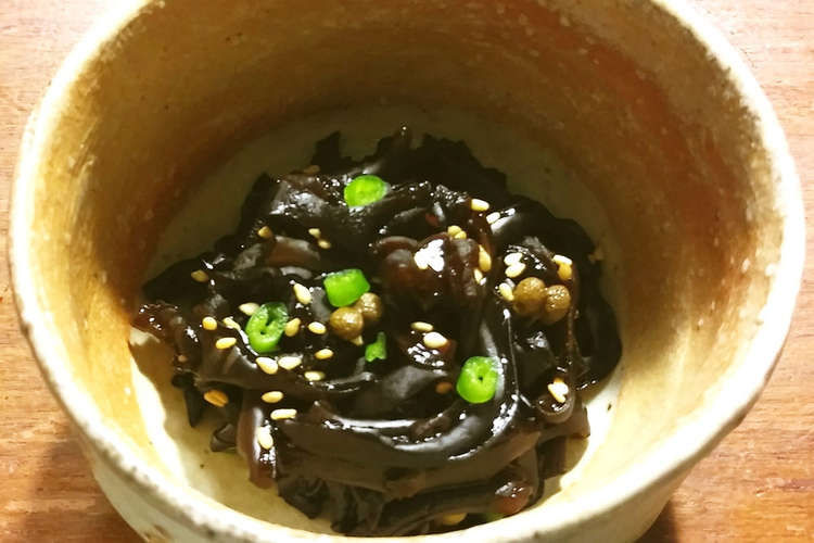 生きくらげの佃煮実山椒風味 レシピ 作り方 By Guzavie クックパッド
