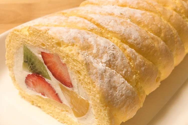 ロールケーキ ビスキュイ レシピ 作り方 By トシロー クックパッド 簡単おいしいみんなのレシピが363万品
