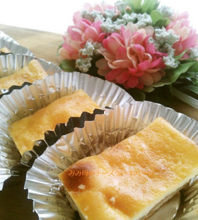 カッテージチーズでチーズケーキバー